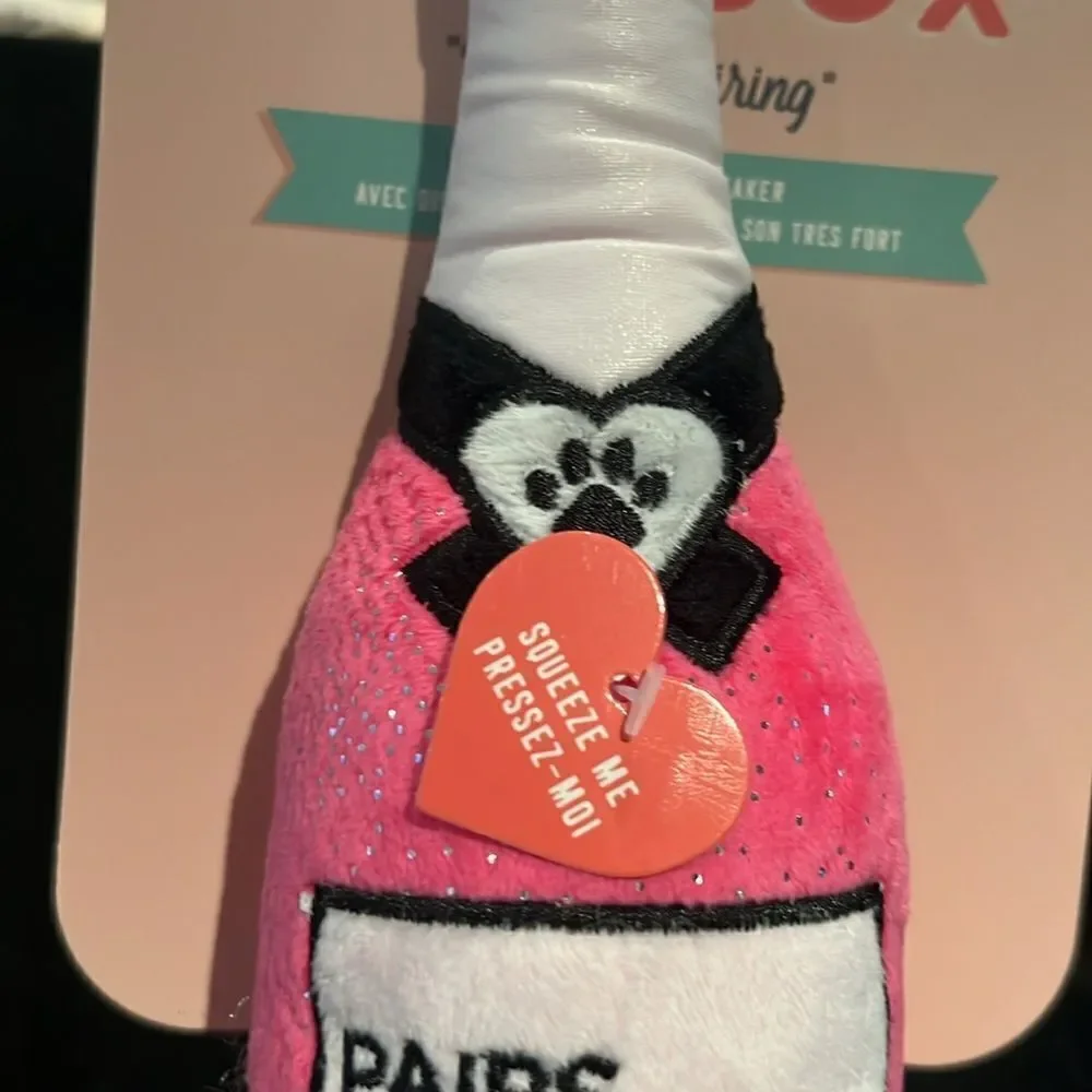 NWT Dog’s toy bottle pink